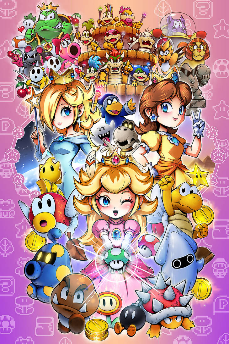 Nintendo Princesses by ToxicManbaby on DeviantArt