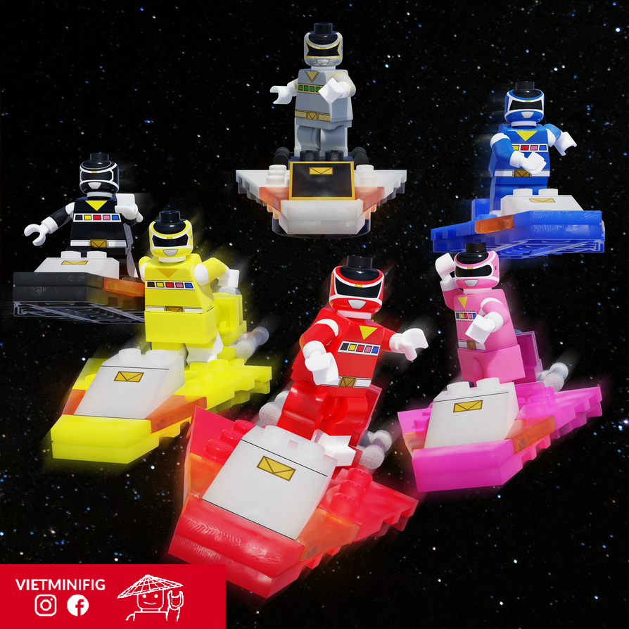 Power Rangers In Space/ Megaranger Lego by minhthanhwill on DeviantArt