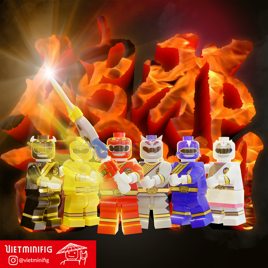 Power Rangers Wildforce/ Gaoranger lego by minhthanhwill on DeviantArt