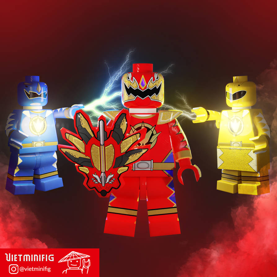 Power Rangers Dino Thunder lego triassic ranger by minhthanhwill on ...