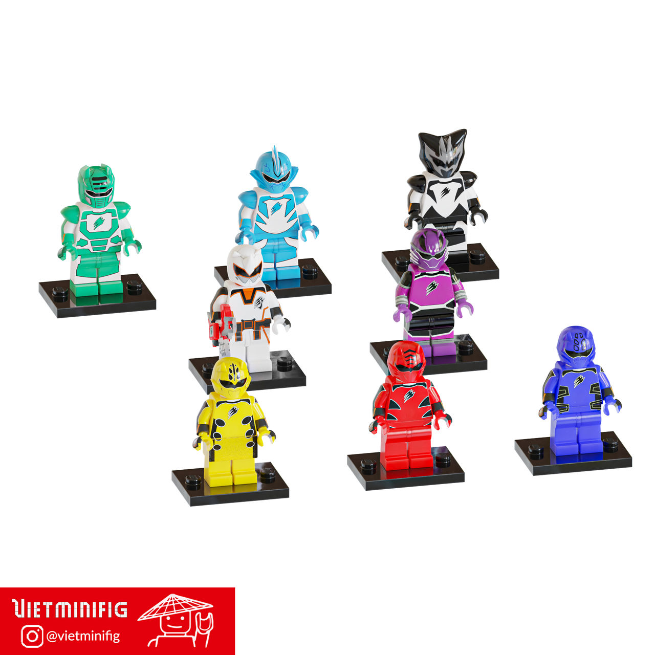 Power Ranger Legos Custom Indept look at power ranger lego jungle fury by minhthanhwill on DeviantArt