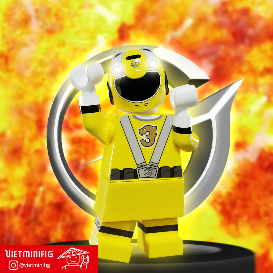 Power ranger rpm yellow lego by minhthanhwill on DeviantArt