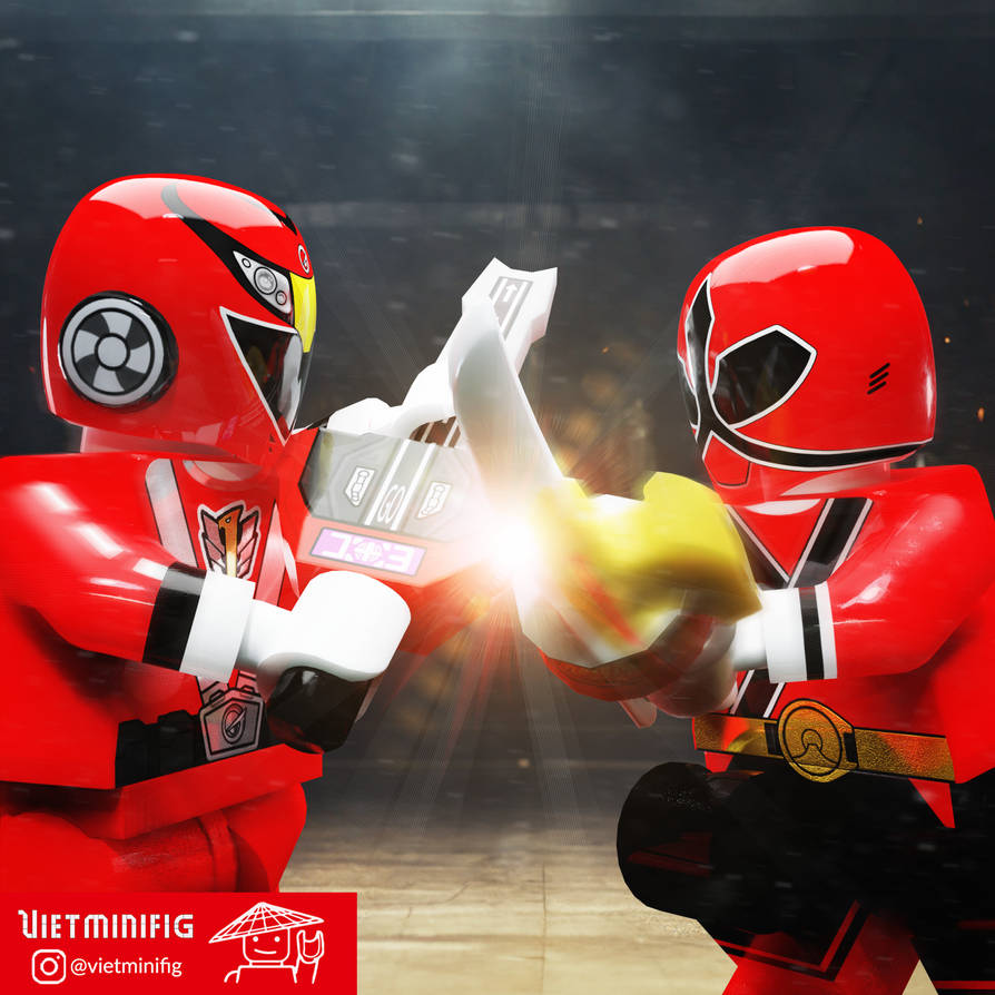 Destroydaah Red Ranger Clash of red rangers by minhthanhwill on DeviantArt