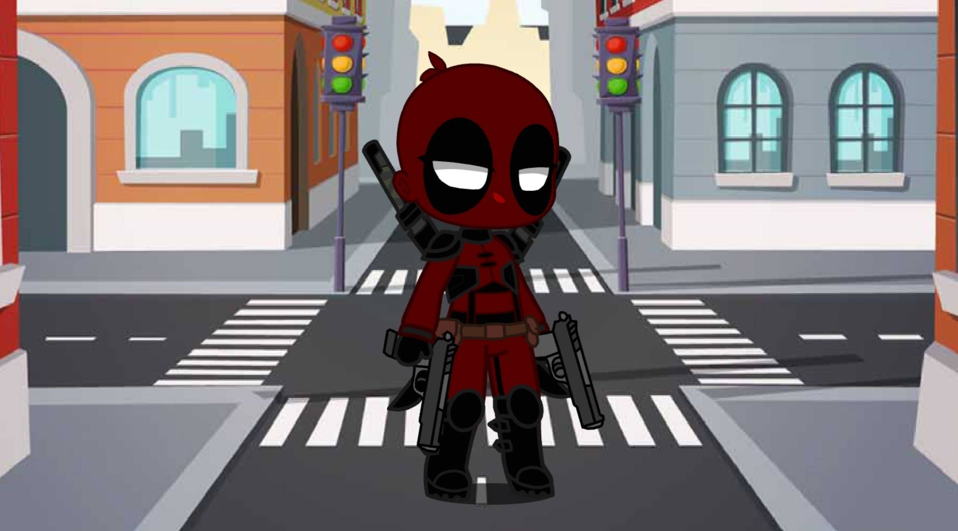Deadpool in gacha club by ANGELREAL3 on DeviantArt
