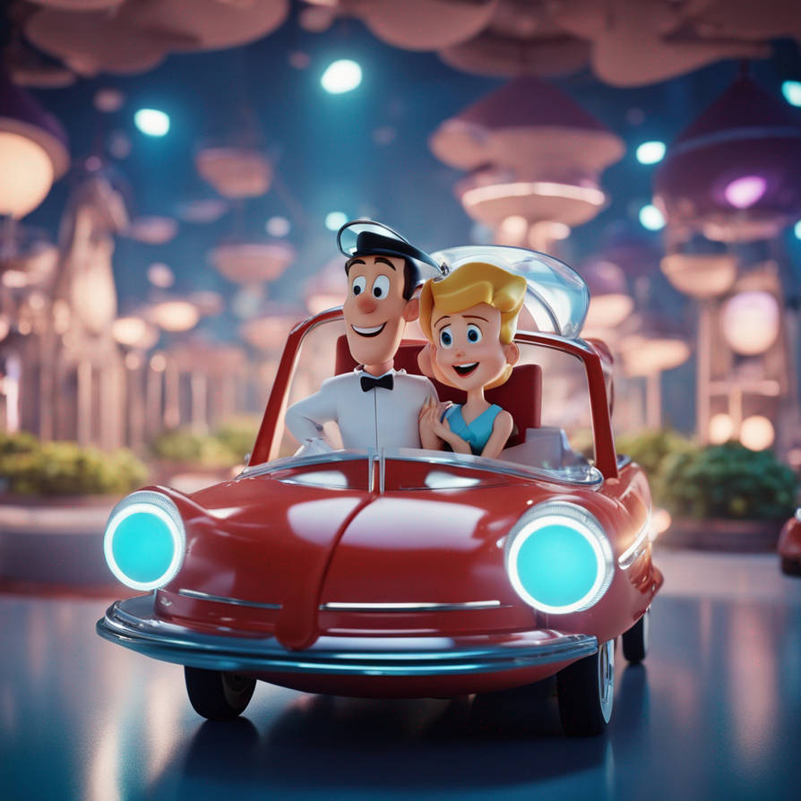 George Jetson and daughter Judy out for a ride in by madincleveland on ...
