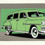 1950 Plymouth suburban in greenish gray by Andy Wa