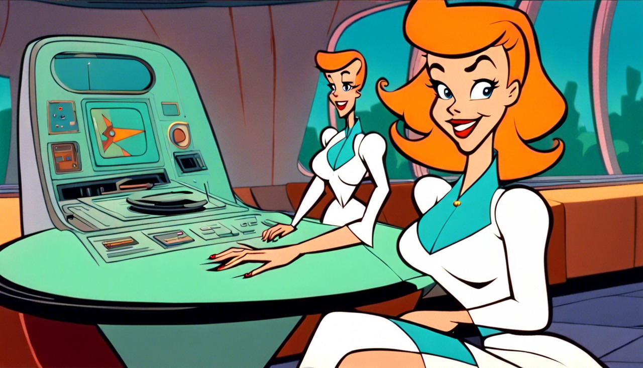 Deviantart Miss Shapely Vector Miss shapely of the jetsons in a very low cut cut by madincleveland on ...