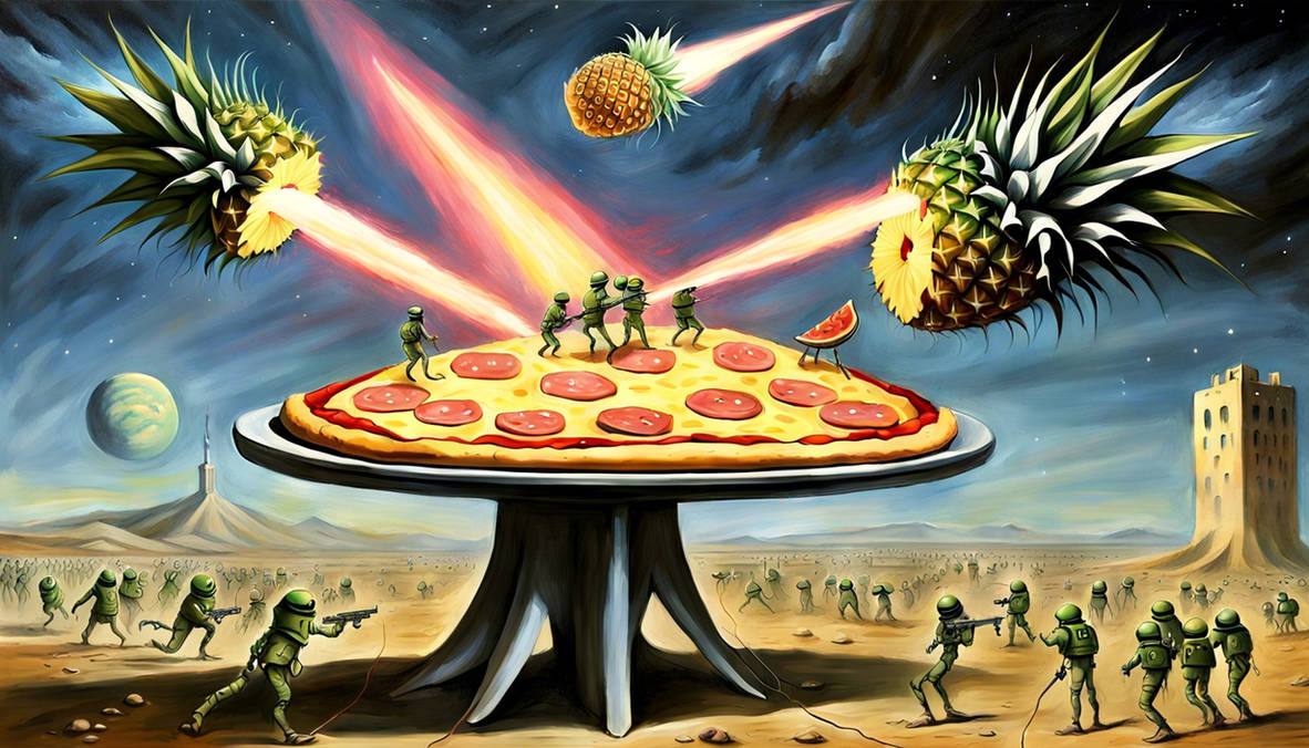 Martians tried to deliver delicious pineapple and