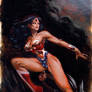 wonder woman painting