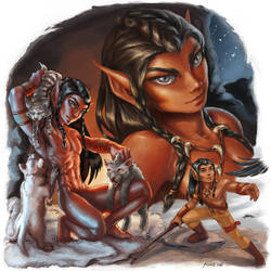 2012 ElfQuest Fan Art Calendar: Teir