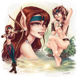 2014 ElfQuest Fan Art Calendar: Crescent