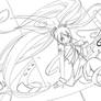 MikuHatsune:ARIA_lineArt