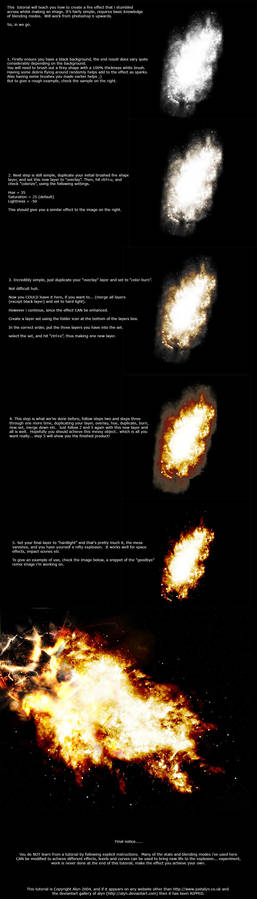 Firey Explosion tutorial