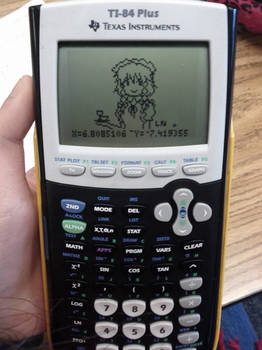 Sakuya on a calculator