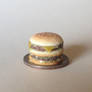 Miniature Polymer Clay Hamburger