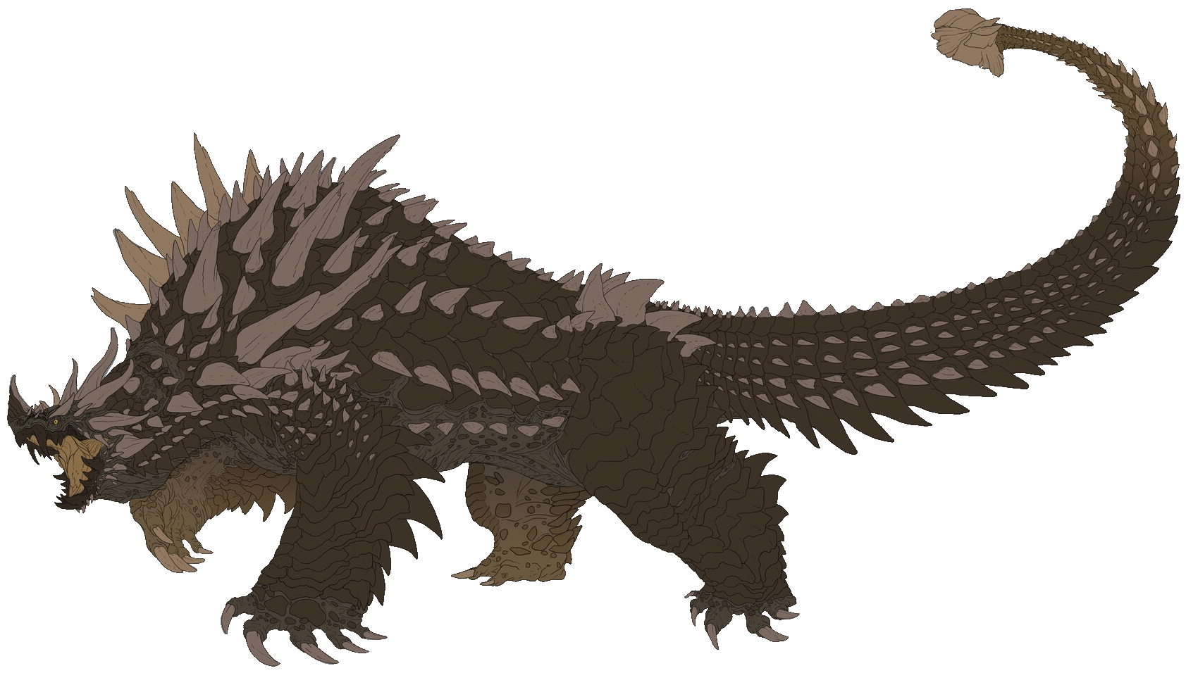Anguirus Transparent 6 (S.P. Transparent 1) by MainMonsterMan on DeviantArt