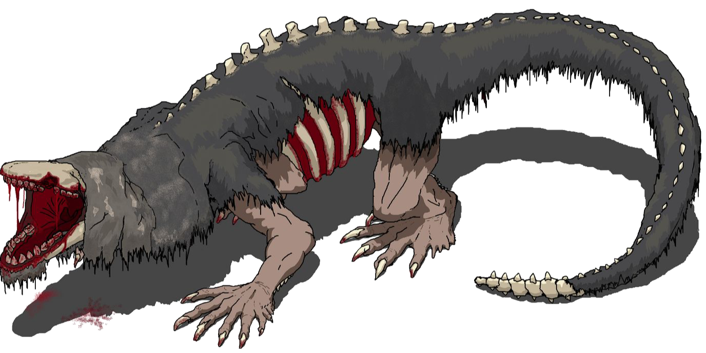 SCP-682 Transparent 1 by MainMonsterMan on DeviantArt