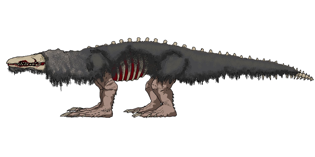 SCP-682 Transparent 4 by MainMonsterMan on DeviantArt