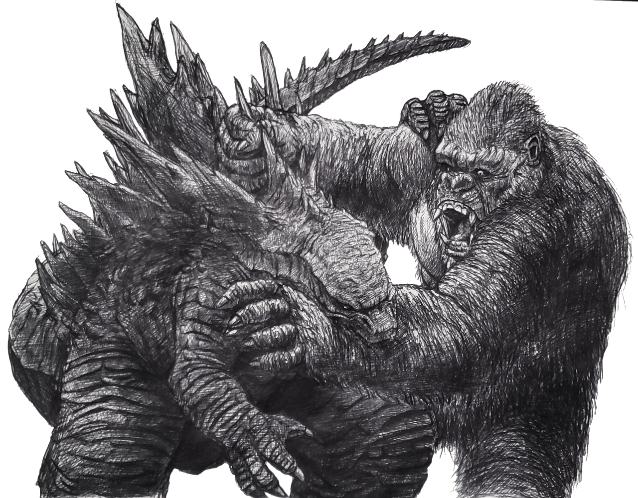 Godzilla vs. Kong Transparent 1 by MainMonsterMan on DeviantArt