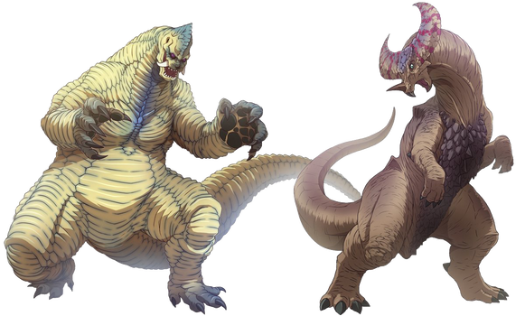 Red King vs. Gomora Transparent