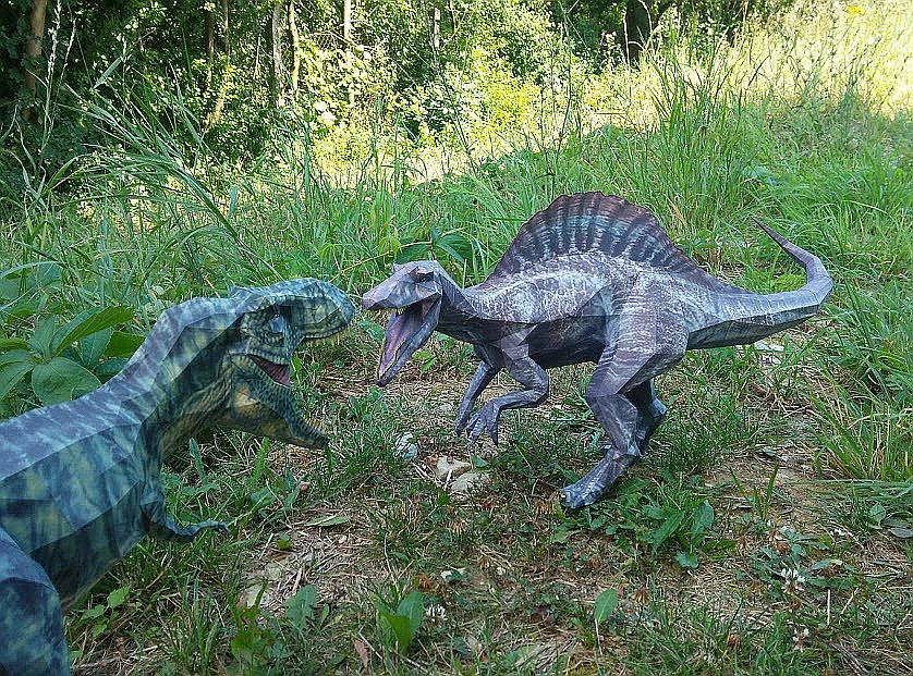 Spinosaurus vs. T-Rex - (2) by sunto2 on DeviantArt