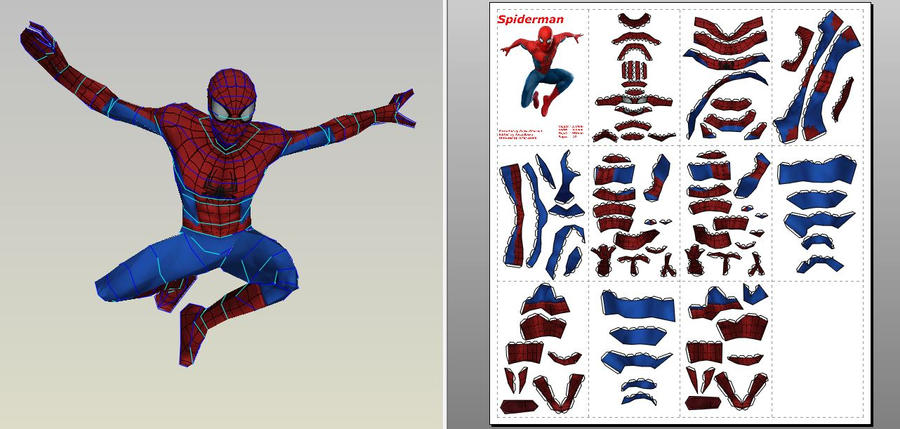 Spiderman Papercraft By Sunto2 On DeviantArt spiderman-papercraft-by-sunto2-on-deviantart