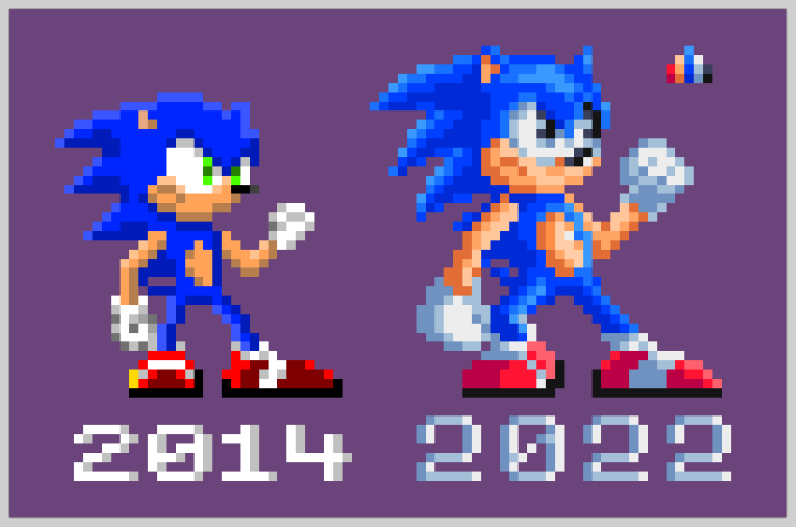 Improved Sonic Crackres sprites by MCTravisYT on DeviantArt