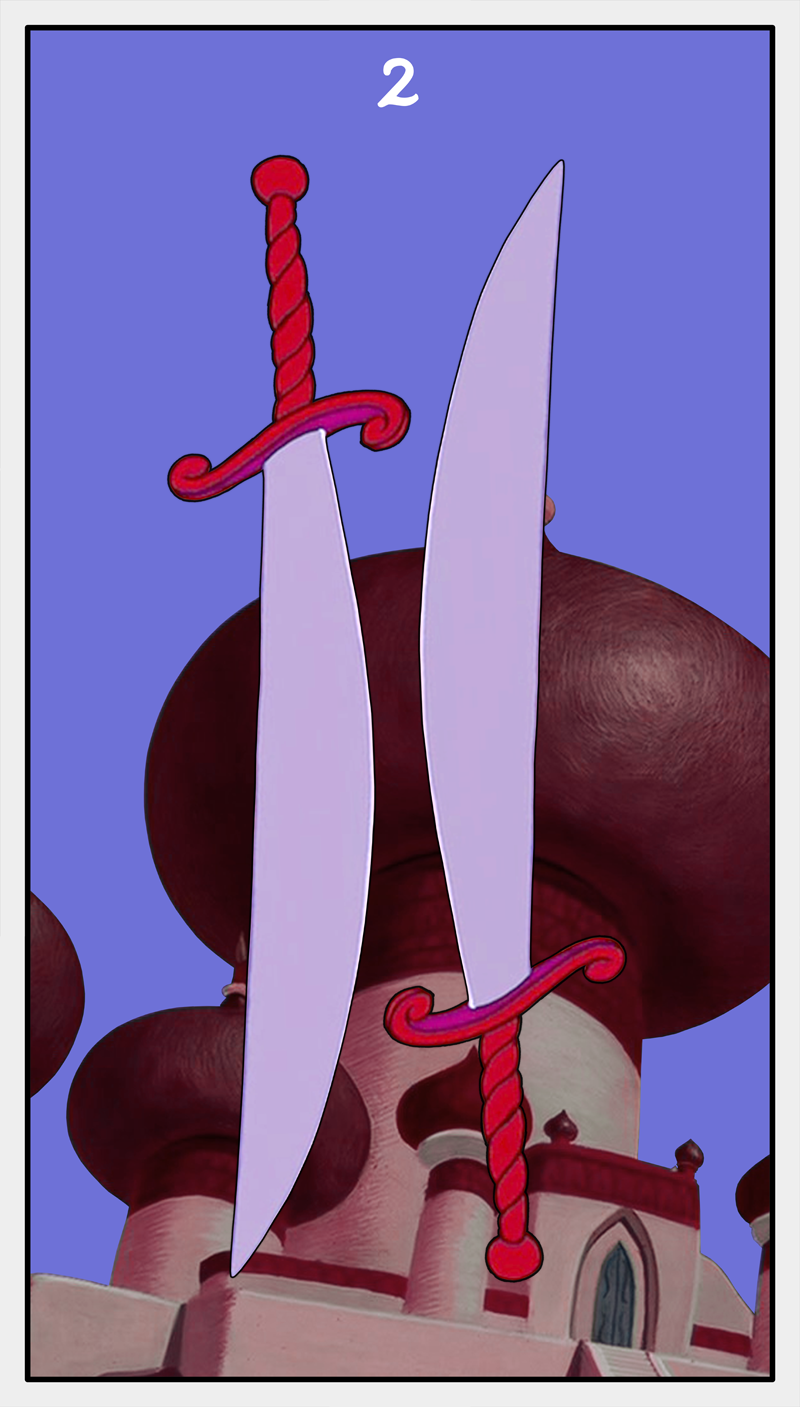 Dmorte Tarot Sword: 2