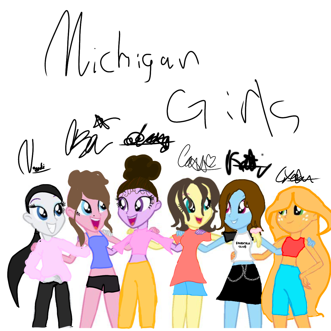 Michigan girls by mlpfan02 on DeviantArt