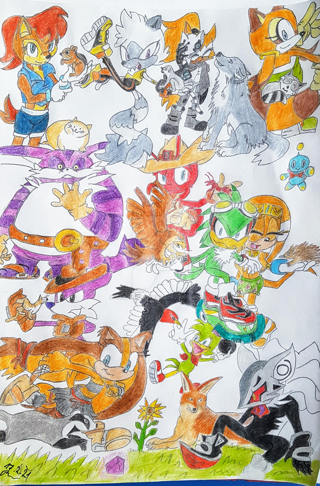 Sonic Characters Deviantart Sonic the hedgehog characters #2 by Luckathehedgehog on DeviantArt