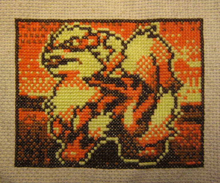 Arcanine Cross Stitch