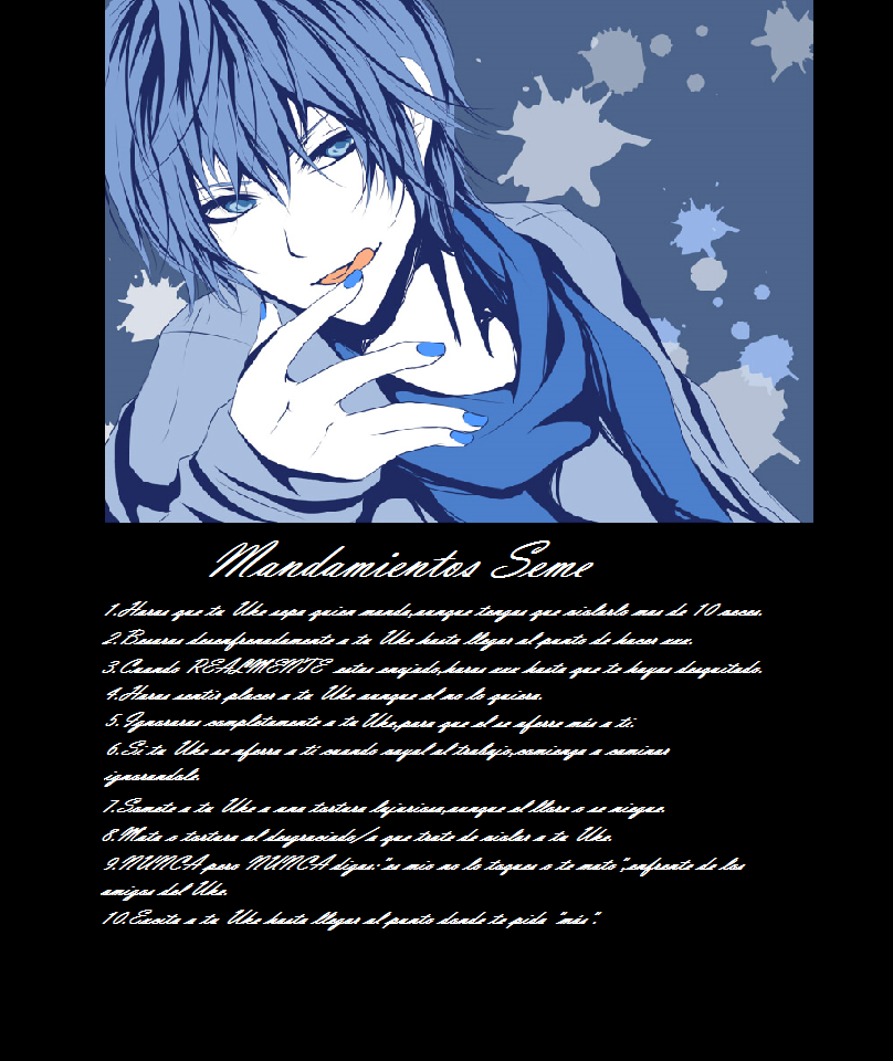 Mandamientos del Seme by DaughterofEvilS on DeviantArt Mandamientos del Seme by DaughterofEvilS on DeviantArt