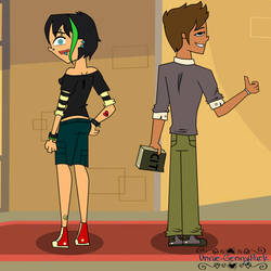 Total Drama Genderbent- Duncan and Courtney