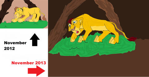 Lion King: Before and After