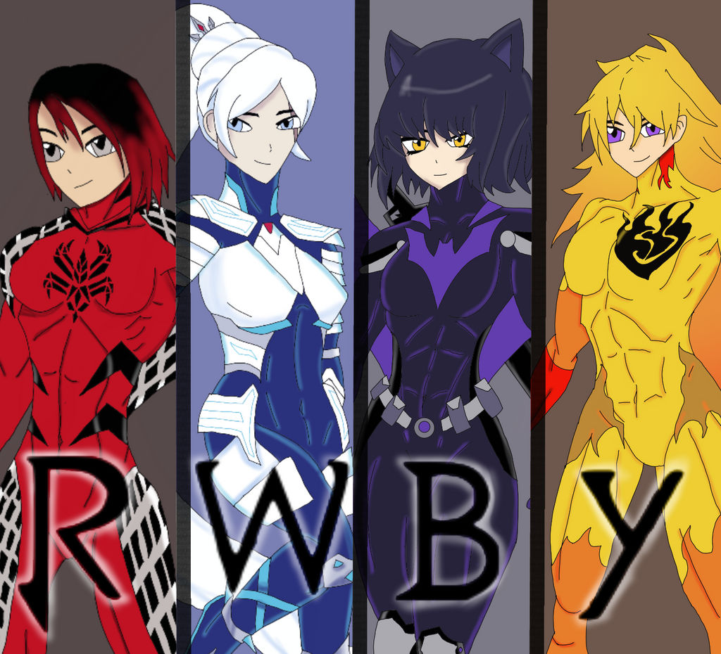 Team RWBY Superhero AUs Vol 1 Style by RazorSwordNinja on DeviantArt