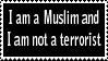 Stamp 10 - Not a terrorist by FullWhiteMoon