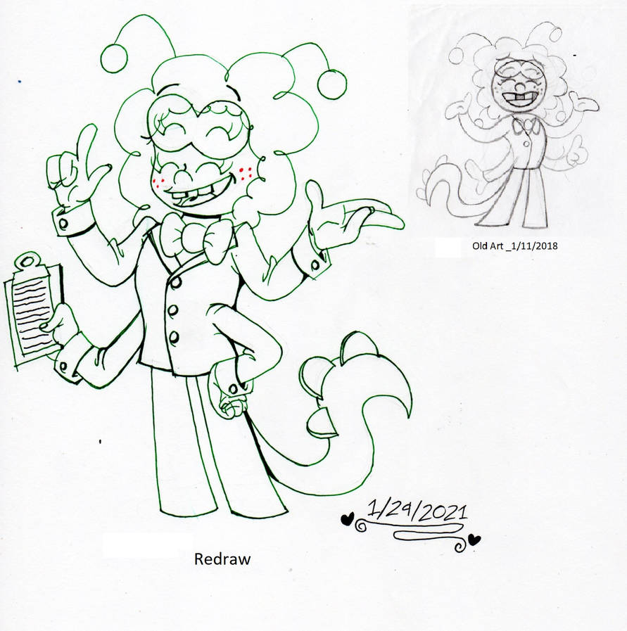 Old Art Redraw Character Design by CandyHeartUltraStar on DeviantArt