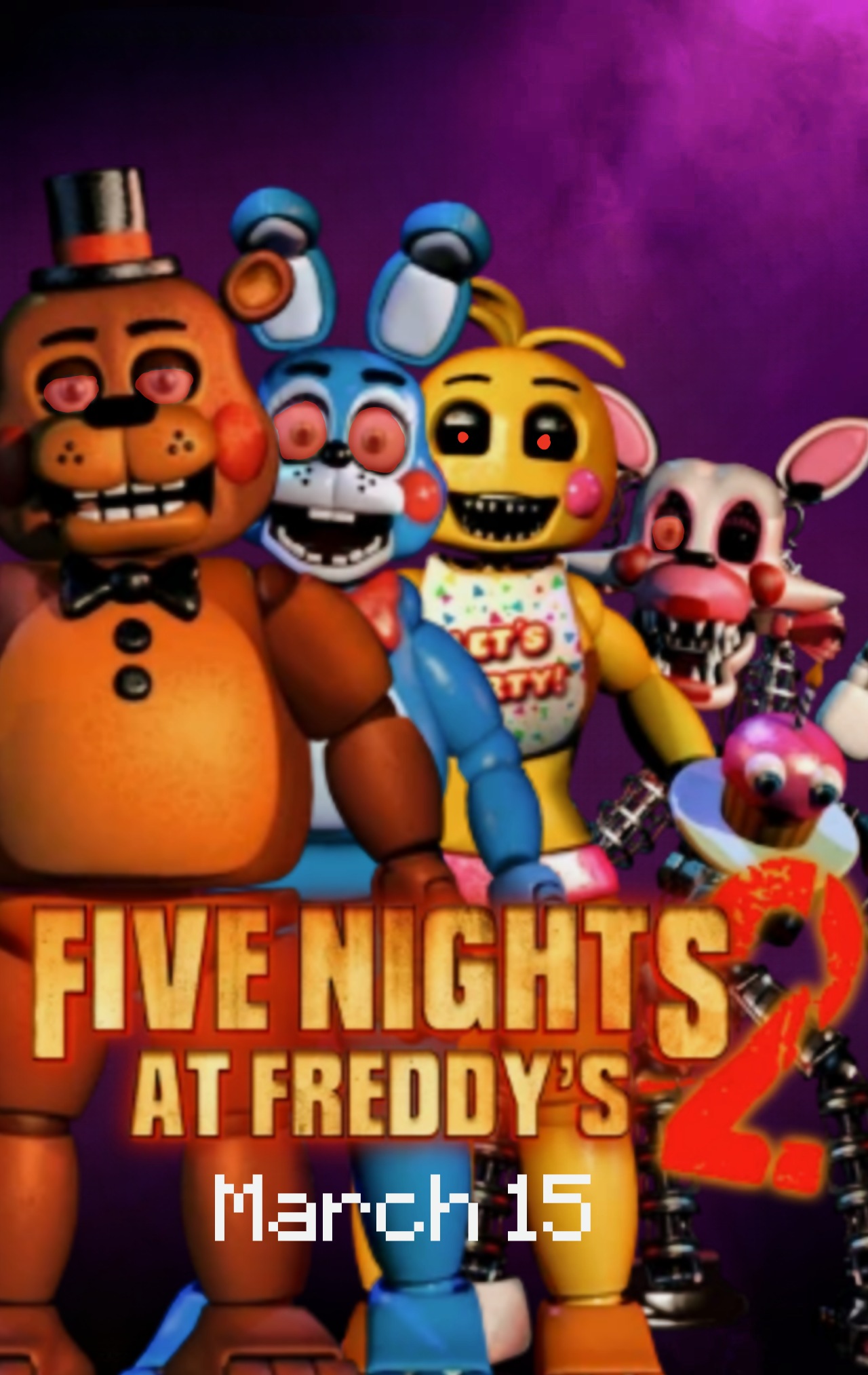 FNaF 2 Movie Poster : r/fivenightsatfreddys