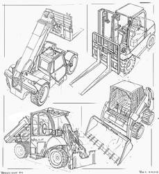 Forklifts #sketch