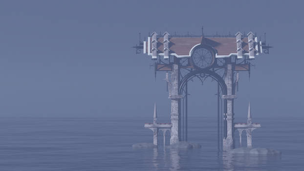 Gothic torii - 3D model