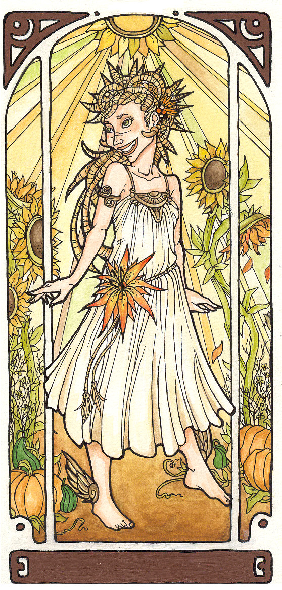 mucha-tribute: yellow