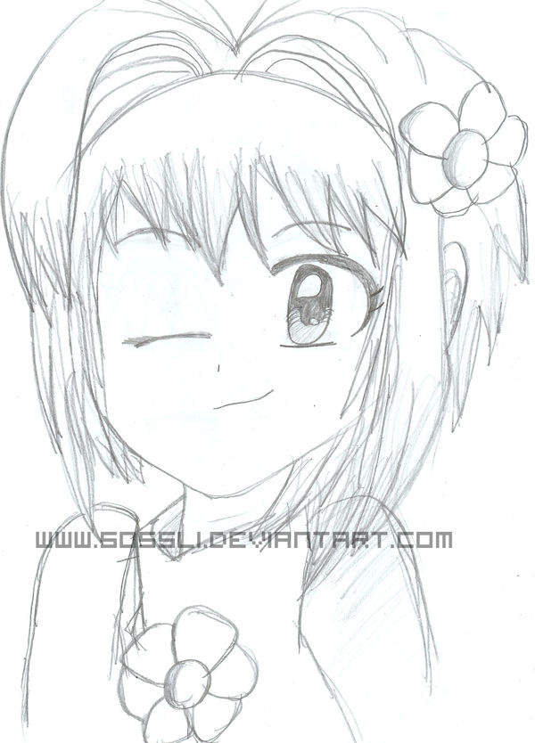Cardcaptor Sakura Sketch by sossli on DeviantArt