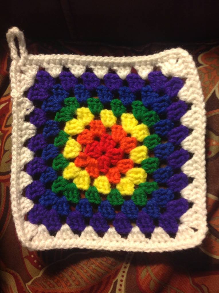 Rainbow Pot Holder