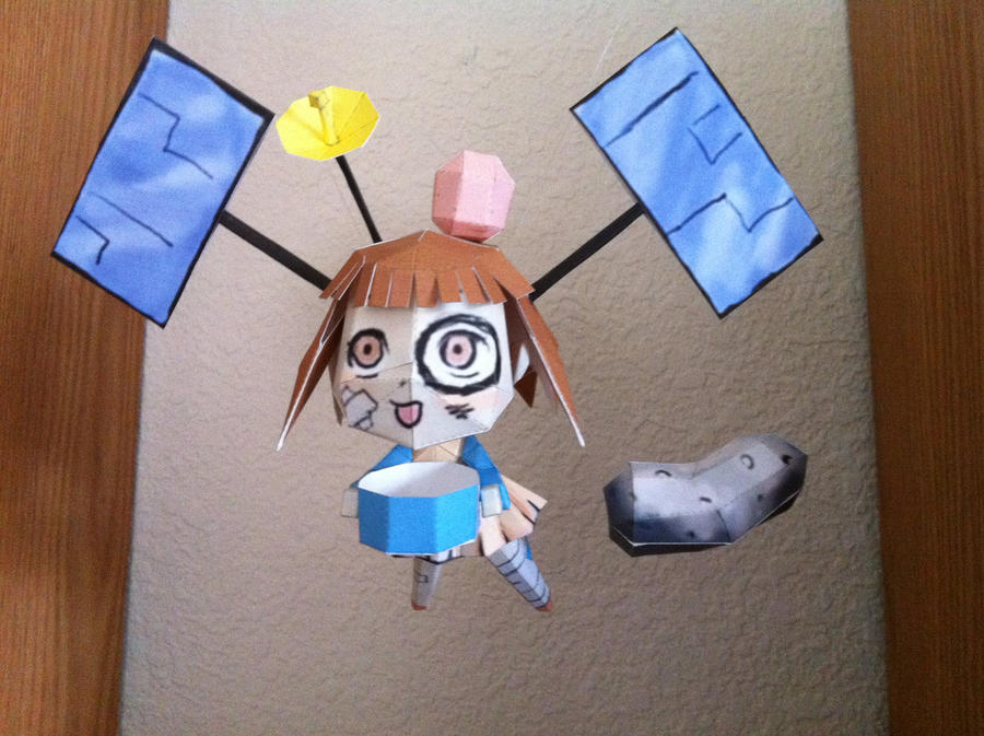 Hayabusa-Chan papercraft