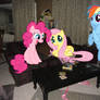 My Living Room with 3 Ponies