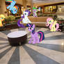 Mane Six at the mall