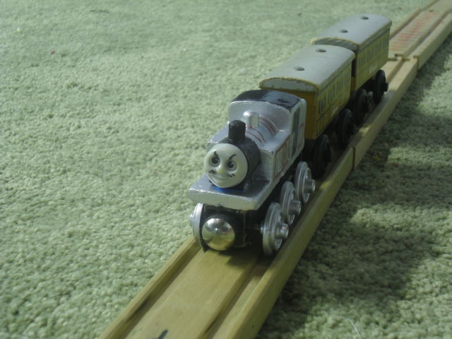 Custom Wooden Railway Timothy the Ghost Engine P4 by Eli-J-Brony on ...