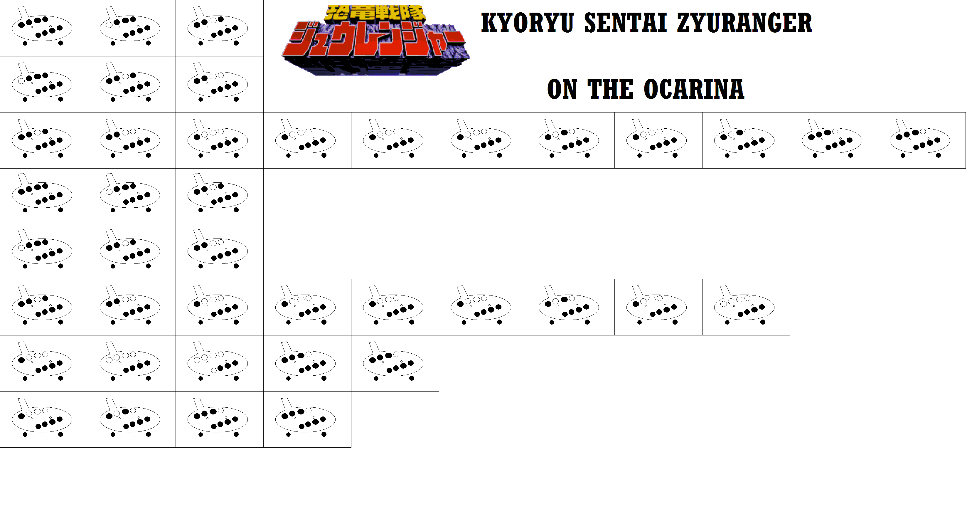 How To Play The Zyuranger Theme On Ocarina