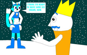Magic Ice Cream Heroine Sylvia Vs. King Ice Cream