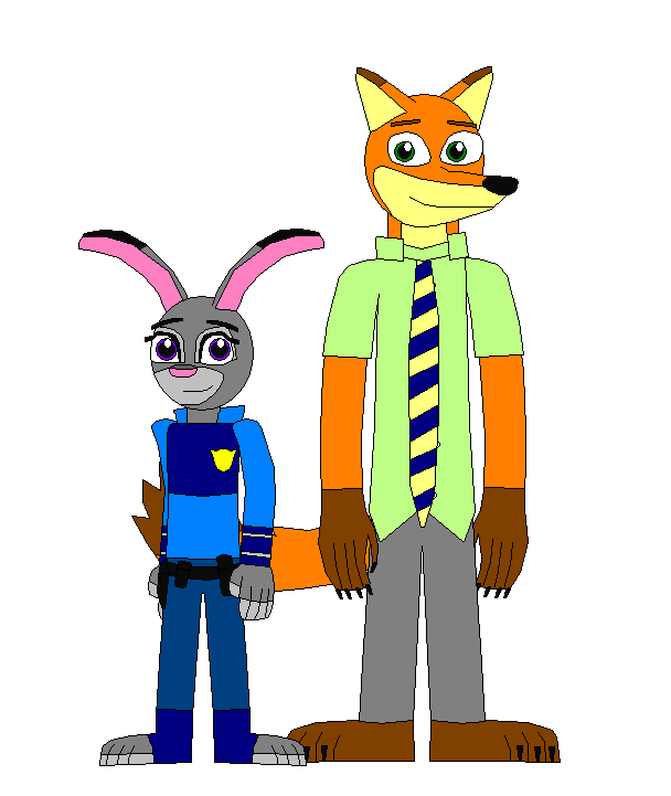 NICK WILDE JUDY HOPPS 3.0 Disney Infinity Characters Zootopia Bunny Fox